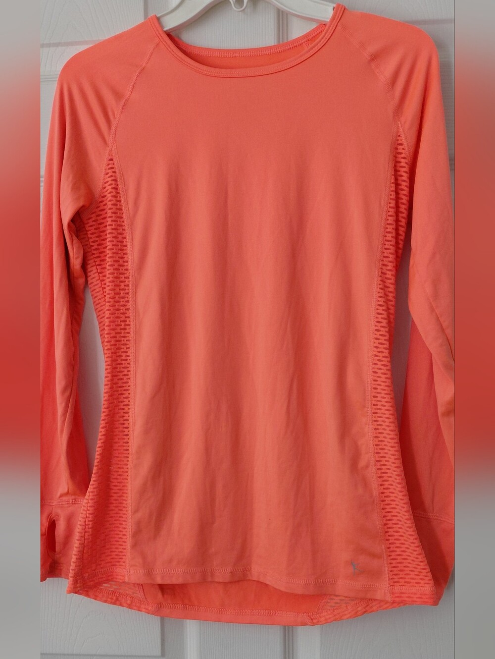 Danskin Now Long-Sleeve Active Top in Coral